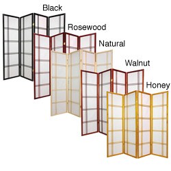 Double Cross 4-panel Shoji Screen (China)
