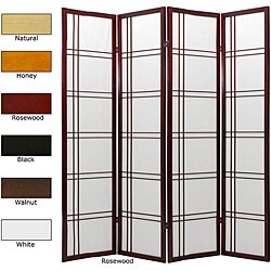 Double Cross 4-panel Shoji Screen (China)
