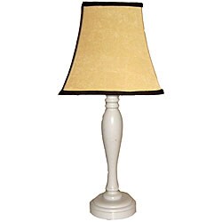 French Vanilla Lamp with White Base