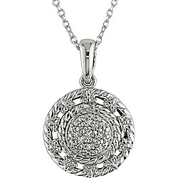 Sterling Silver 1/2ct TDW Diamond Necklace