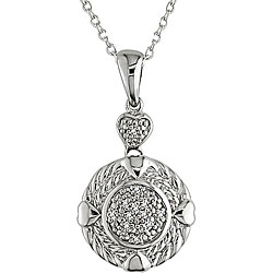 Sterling Silver 3/5ct TDW Diamond Necklace