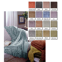 Illumina Chenille Throw Blanket