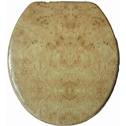 Wood Grain Molded Wood Toilet Seat