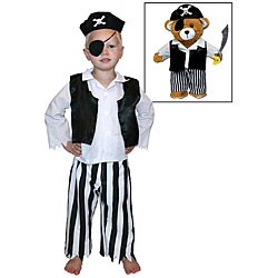 My Pirate Bear and Me Dress Up Set