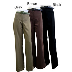 Revicci Women's Plus Size Slacks with Belt