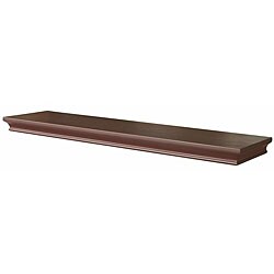 Mahogany 24-inch Floating Shelf