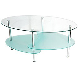 Modern 38-inch Wave Coffee Table
