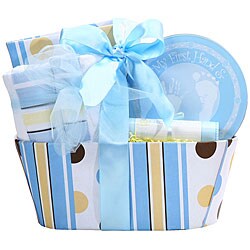 Baby Boy Keepsake Basket