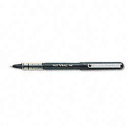Pilot Vball Black Liquid Ink Roller Ball Pens (Pack of 12)