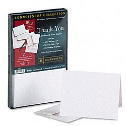 Connoisseur 'Thank You' Cards (20 Per Box)
