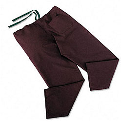 ComfortEase Burgundy Medium Scrub Pants