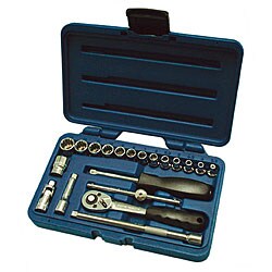 Patented 20-piece 1/4-inch Drive Socket Set