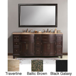 Cathy Espresso Double Sink Bathroom Vanity