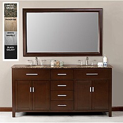 Palermo Double Sink Bathroom Vanity Set