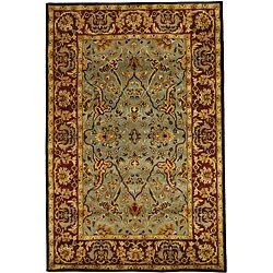 Heritage Traditional Blue/ Red Rug (6' x 9')