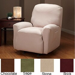 Stretch Suede Recliner Slipcover