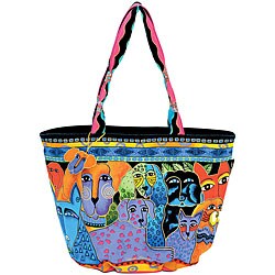 Canvas Boat Canine Clan Tote Bag