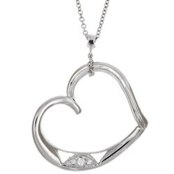 Tacori 18k Gold Diamond Accent Heart Necklace