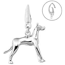 Sterling Silver Great Dane Charm