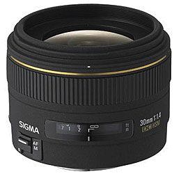 Sigma 30mm F/1.4 EX DG HSM Macro Lens for Canon