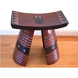 Hand-finished Modern Fante Royal Stool (Ghana)