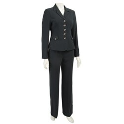 Larry Levine Women's 2-piece Navy Blue Pant Set