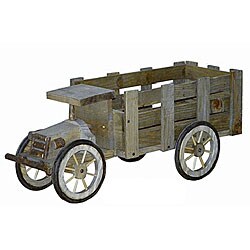 Wooden Truck Flower Planter