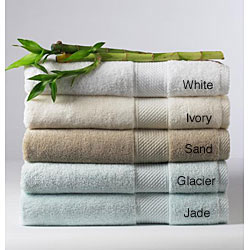 Cotton and Bamboo Bath Towels (Set of 2)