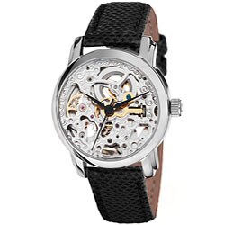 Akribos XXIV Women's Skeleton Automatic Watch