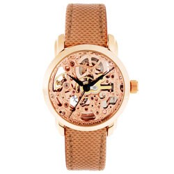 Akribos XXIV Women's Skeleton Automatic Watch