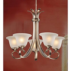 Polished Nickel Finish 5-light Chandelier