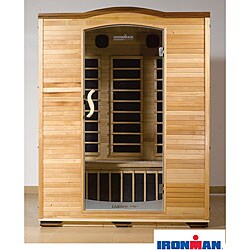 Ironman 3-person Carbon Sauna with Infloor Radiant Heat