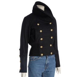 Honee Women's Cropped Military-style Coat