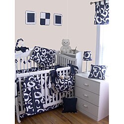Babykins Navy Baby 9-piece Bedding Set
