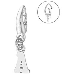 Sterling Silver 'A' Charm