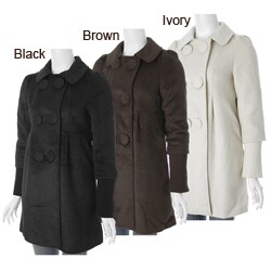 Ci Sono by Adi Juniors Double-breasted Overcoat