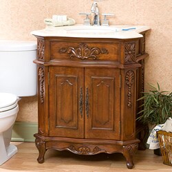 Kingsport Rich Walnut Bathroom Vanity