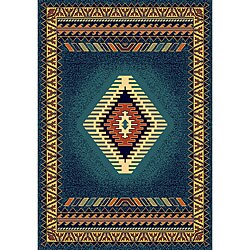 Navajo Southwestern Olefin Rug (5'3 x 7'6)