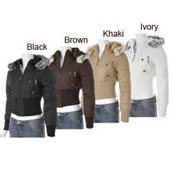 Ci Sono by Adi Junior's Quilted Hood Jacket