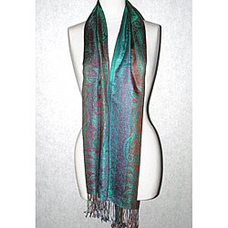 Hand-woven Silk Scarf (India)
