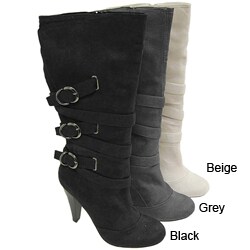Anne Michelle by Journee Multibuckle Boot