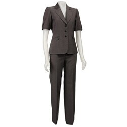 Tahari ASL Women's Short-sleeve Jacket Pant Suit