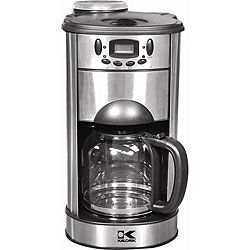 Kalorik Black 10 Cup Coffee Maker with Grinder