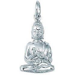 Sterling Silver Large Buddha Charm