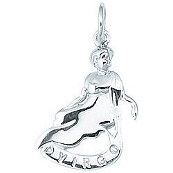 Sterling Silver Virgo Charm