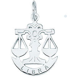 Sterling Silver Libra Charm