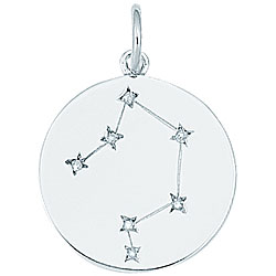 Sterling Silver Libra Charm