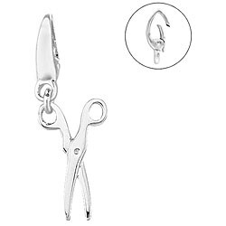 Sterling Silver Hairdressers' Scissors Charm