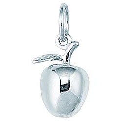 Sterling Silver Apple Charm