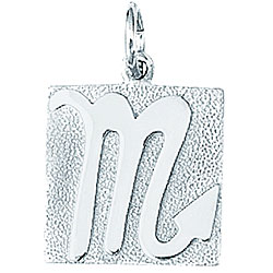 Sterling Silver Scorpio Charm